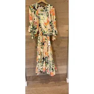 【新品】Ted Baker Balloon Sleeve Maxi Dress Ted Baker Niicoh Volume Sleeve Organza Maxi Dress